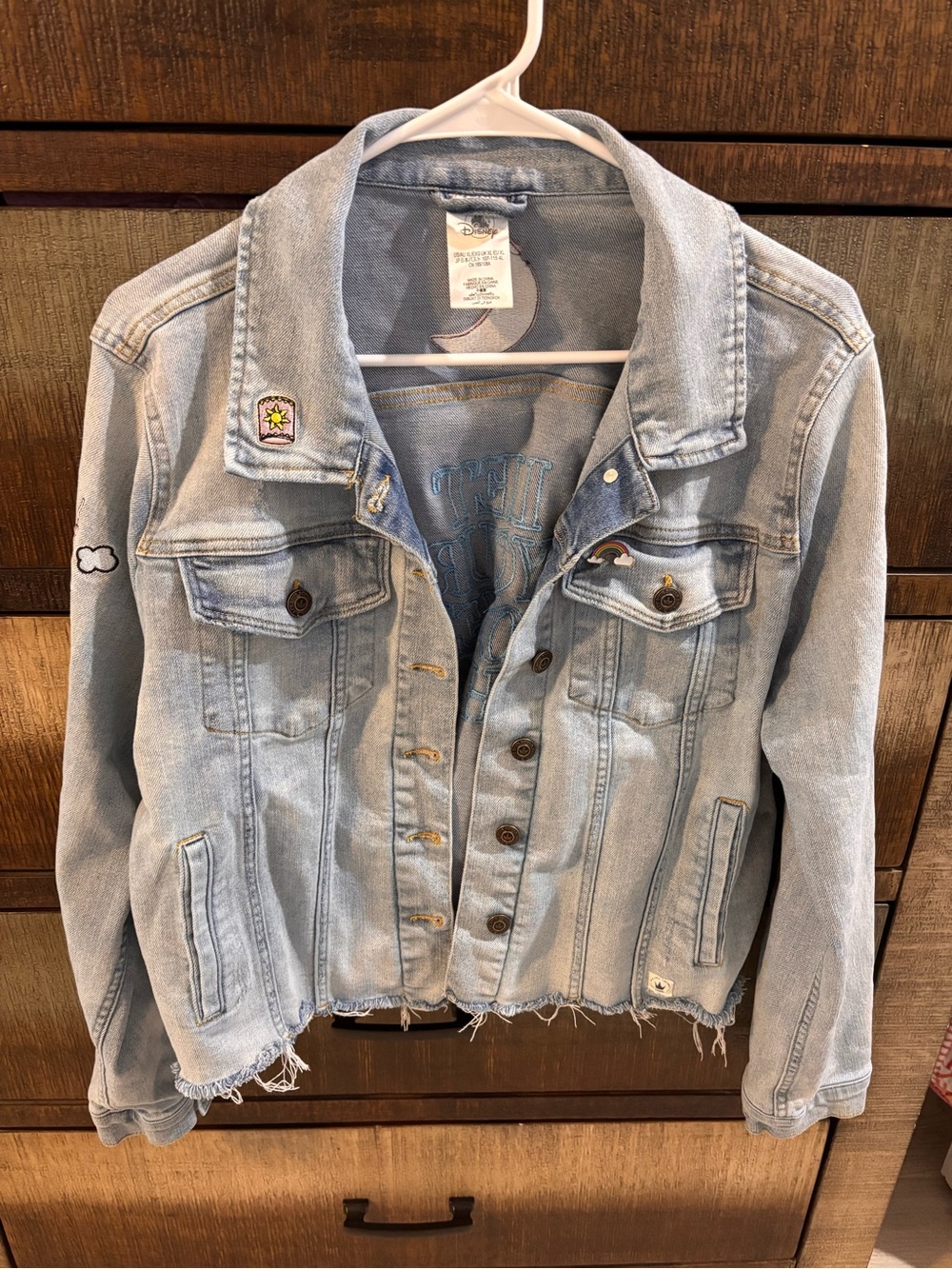 Disney Parks Tangled Rapunzel "Let Your Power Shine" Denim Jacket